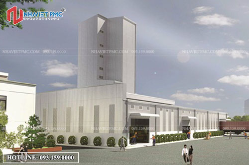 Thiết kế nhà xưởng sản xuất thức ăn chăn nuôi tại Hưng Yên