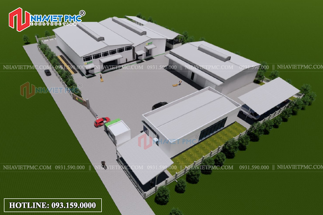 Dựng mô hình 3D nhà xưởng công nghiệp từ Point Cloud