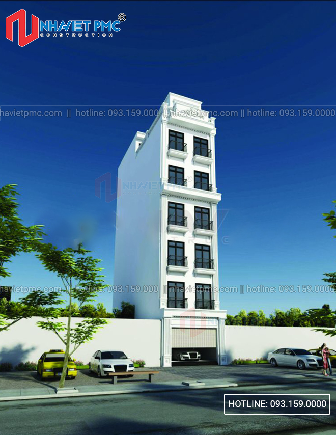 Đẹp mắt với mẫu Thiết kế tòa nhà căn hộ cho thuê tại Đà Nẵng