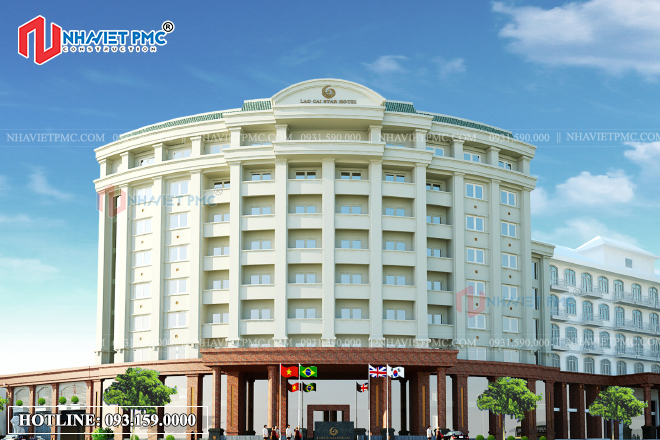 Thiết kế khách sạn chuẩn 4 sao ngay tại trung tâm Lào Cai