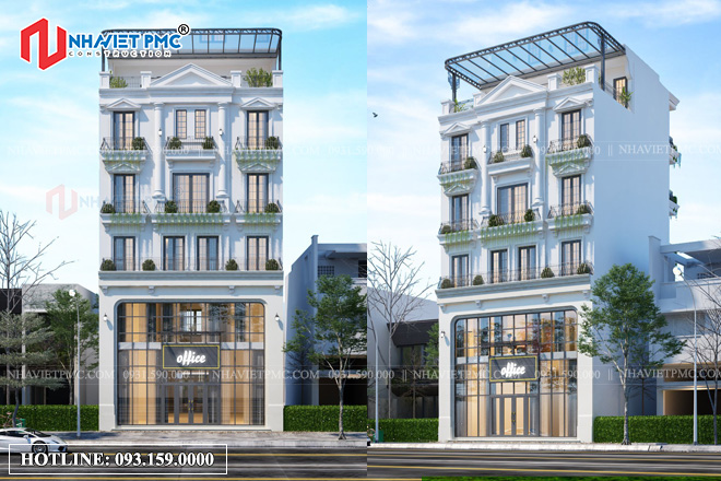 Mẫu thiết kế nhà ở kết hợp kinh doanh đẹp và hiện đại 2022 tại Hà Nội