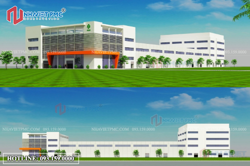Thiết kế tổ hợp Nhà Xưởng - Nhà Kho - Văn Phòng FULIN COMPLEX tại Đồng Nai