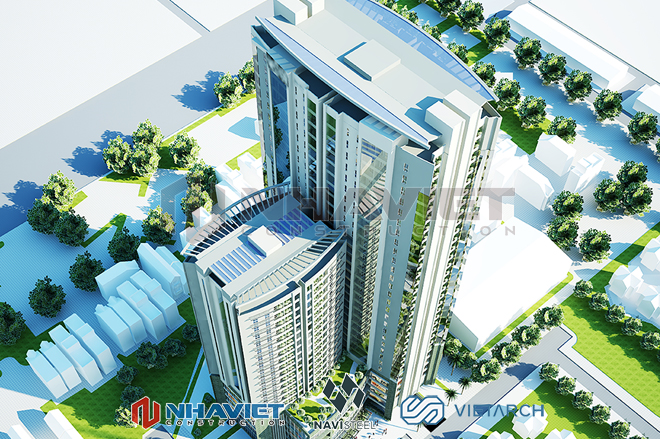 Thiết kế chung cư cao cấp với nhiều phương án tại Hà Nội