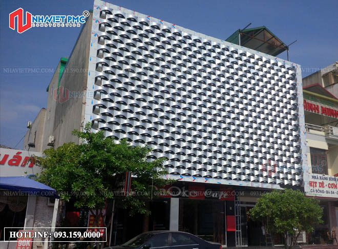 Thi công quán Karaoke 4 tầng khung thép tại Lào Cai