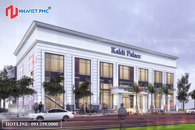 Tuyệt đẹp với mẫu Thiết kế nhà hàng tiệc cưới 2 tầng hiện đại tại Quảng Ninh