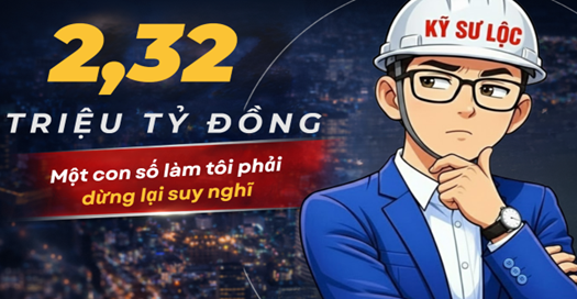 2,32 Triệu Tỷ Đồng – Một Con Số Khiến Tôi Phải Dừng Lại Suy Nghĩ