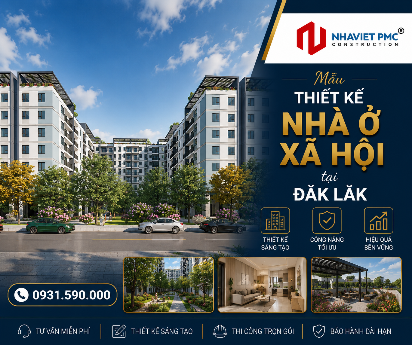 Công trình Thiết kế Nhà Ở Xã Hội – Giấc Mơ An Cư Trong Tầm Tay