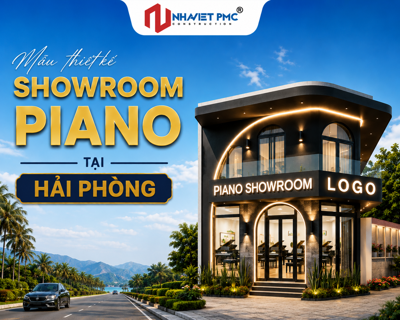 MẪU THIẾT KẾ SHOWROOM PIANO tại Hải Phòng