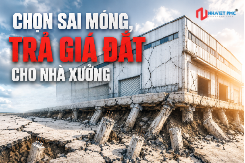 Chọn Sai Móng, Trả Giá Đắt Cho Nhà Xưởng