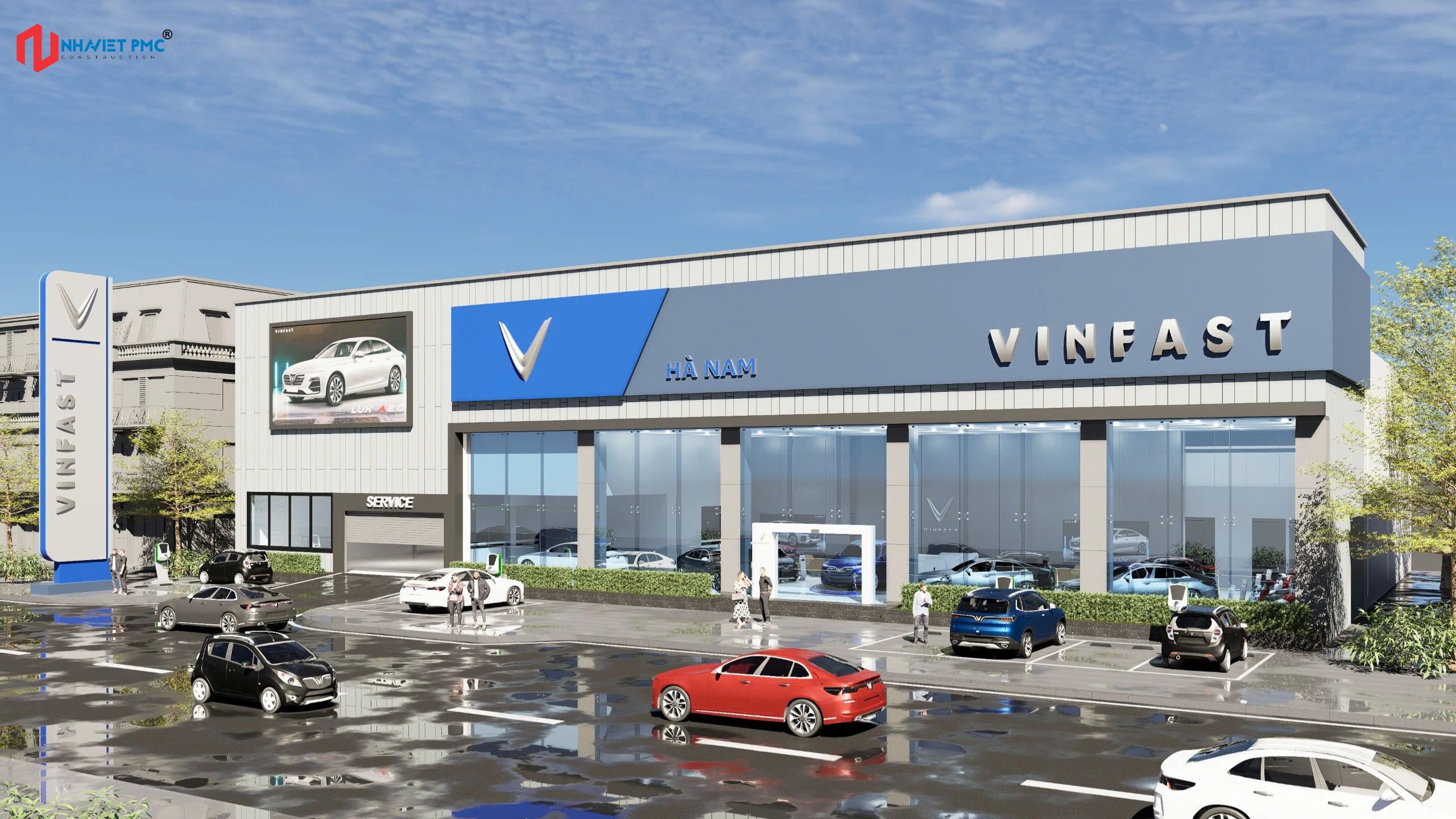 5 Yếu Tố Kiến Trúc Giúp Showroom VinFast Hà Nam Gây Ấn Tượng Ngay Từ Cái Nhìn Đầu Tiên